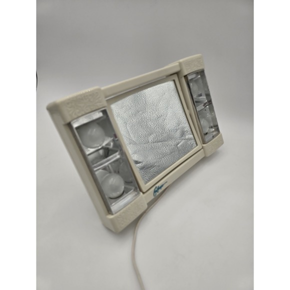 Vintage Make Up Vanity Rotating Mirror Lights And Magnification Contempo 1980s - Picture 2 of 8